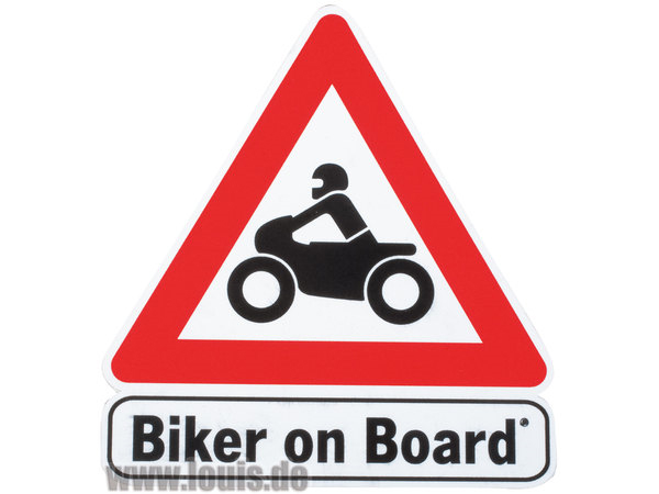 Стикер "Biker on Board" 10,5 X 11 cm